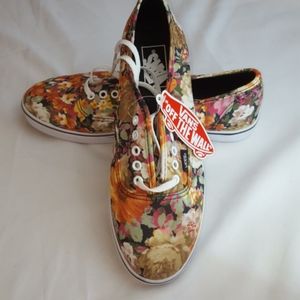 Floral Print Vans